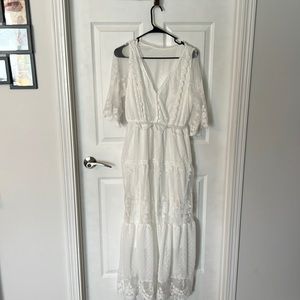White dress size medium